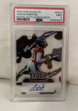 2024 Leaf Auto Austin Simmons #E-AS1 Cow Kaleidoscope 6/9 (AU, RC) Ole Miss QB