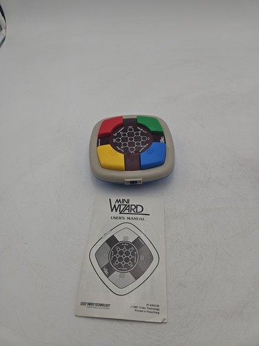 Vintage 1987 VTech Mini Wizard Electronic Handheld Game - Picture 2 of 8