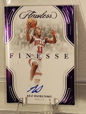 2024-25 Flawless Ayo Dosunmu Finesse Signatures Auto #FNS-AYO (1/3)Chicago Bulls
