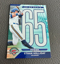 2025 Panini Prospect Edition  #12 Ethan Holliday - Rockies 20-80 Scale
