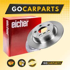 FOR BMW 2 Series 218d xDrive 2014>2024 280 mm Rear BRAKE DISCS X2 Solid EICHER