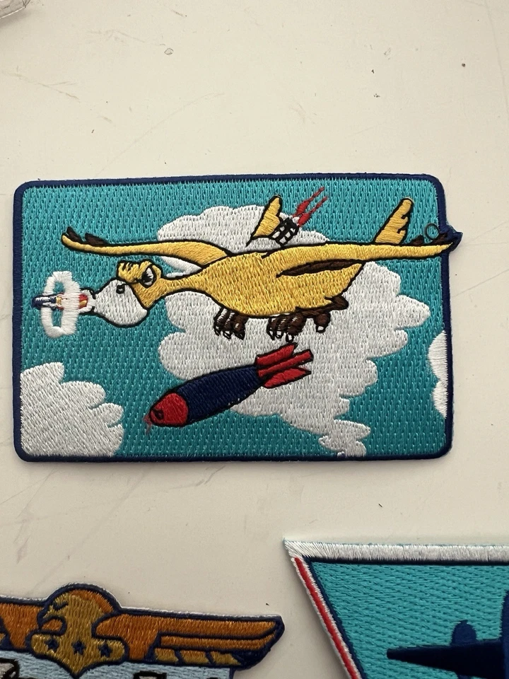 5 WWII embroidered Jacket Patches US 477th Tuskegee Airmen Bomber Bombardment - Image 4 of 4