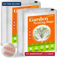 JOJOLEE Garden Blueberry Bush Netting Cover, 4Pcs 3.3 x 2.6FT Insect Bird Nettin