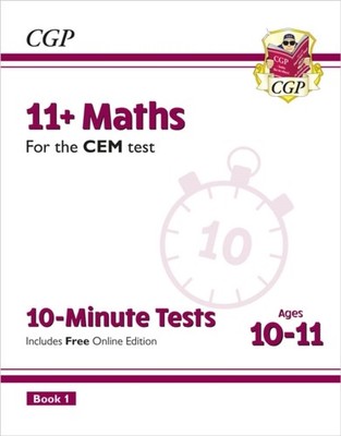 NEW 11 CEM 10MINUTE TESTS MATHS AGES 101 by CGP Books Paperback Self Help