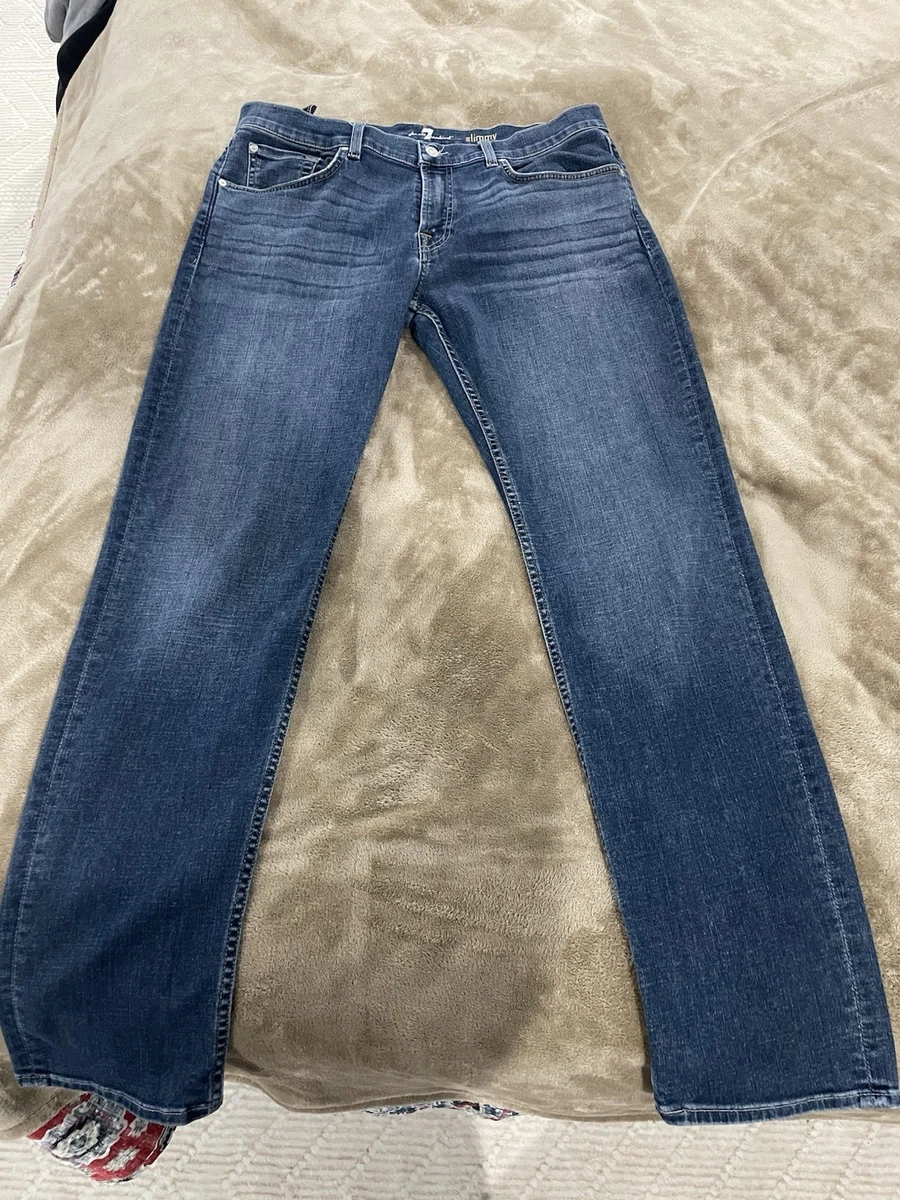 Jeans Homme 7 For All Mankind - Coupe Détendue (Relaxed) Taille 33/31, Occasion Très Bon état