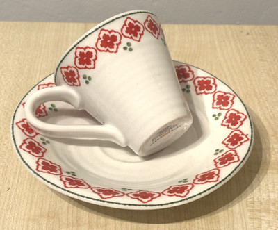 Portmeirion Sophie Conran Designer handgefertigte 2-teilige Espressotasse + Untertasse