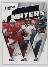 2023 Prestige Alma Maters Xtra Points Blue /249 Baker Mayfield Jalen Hurts 14ii