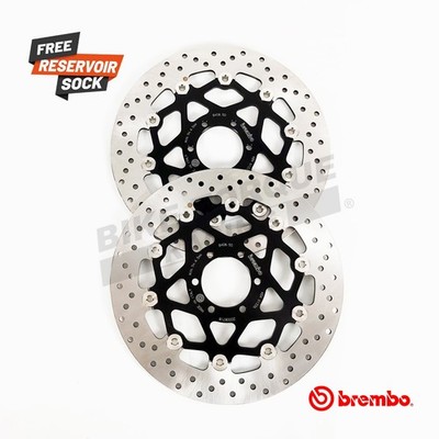 Brembo schwimmende Bremsscheiben vorne Paar passend für Ducati Monster 695 2006-2008
