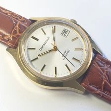 Vintage 1981 Caravelle by Bulova Men’s Manual Wind Watch - FranceCal.  FE 140-C