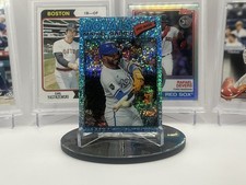 2026 Topps Heritage Chrome Light Blue Sparkle Refractor #84 Maikel Garcia 