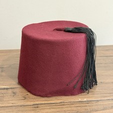 Vintage Moroccan Fez Hat Lamrani Fr res Fes Morocco Wool Tarboosh Tassel