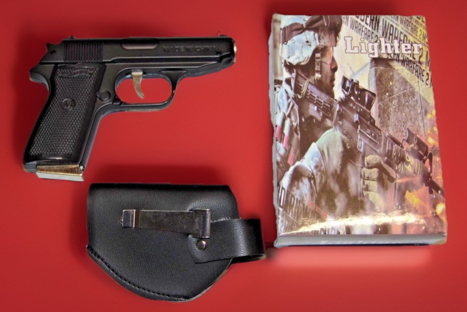 CONCEALED CARRY model handgun Walther PPK Gun Metal Torch Lighter ...