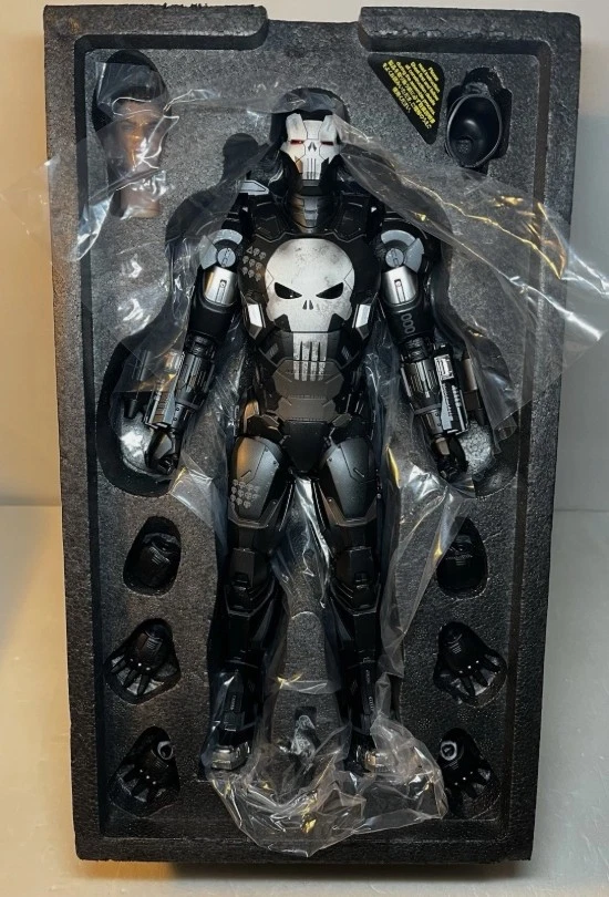 Figura modelo 1/6 Hot Toys VGM33D28 Future Fight The Punisher War Machine armadura Foto 2 de 4