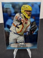 💥2025 Topps Stadium Club Francisco Alvarez #123 Light Blue Parallel Mets
