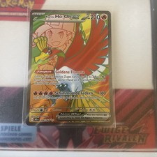 Pokémon Klarins Ho-Oh-ex 209/182 Full Art Ultra Rare Ewige Rivalen DEUTSCH NM