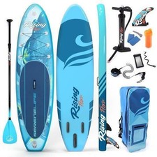 SereneLife 10ft6in Inflatable Surf Stand Up Paddle Board | Youth & Adult