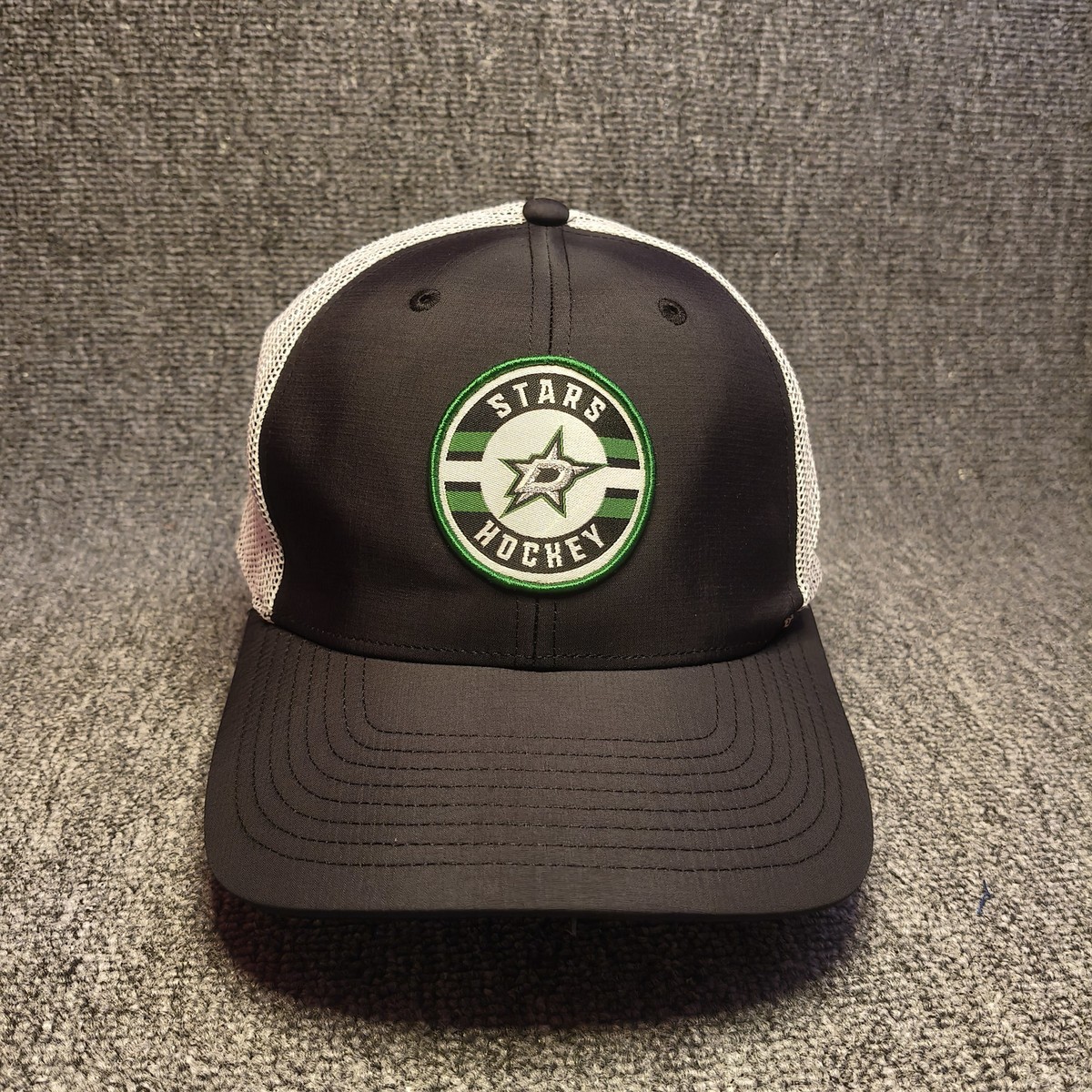'47 Brand Dallas Stars NHL Trucker Hat Black White Mesh Back Stars Hockey Cap