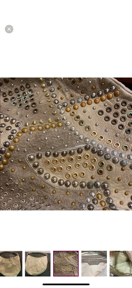 Mujer Abro Bolso de Hombro Cartera Bolso de Mano Cuero Genuino Foto 3 de 4