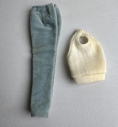 Vintage 1960’s Barbie Doll Mood For Music #940 Blue Pants and halter top