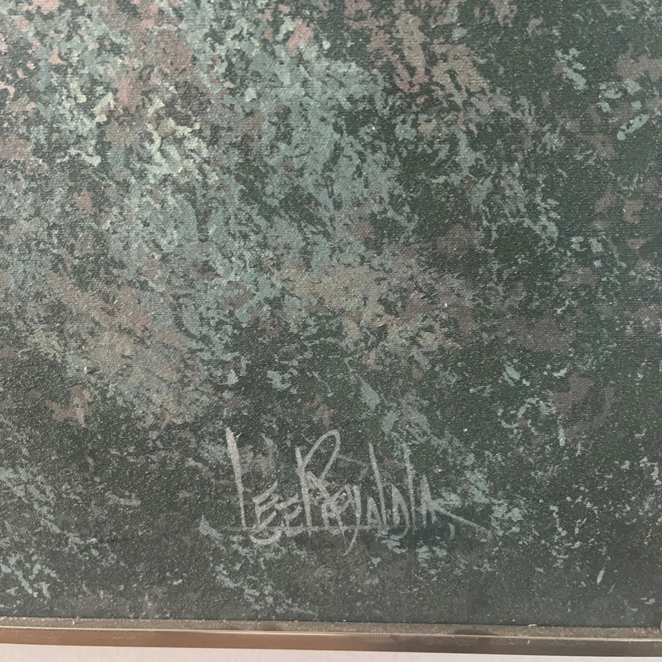 Lee Reynolds large, signed canvas painting - Image 3 of 4