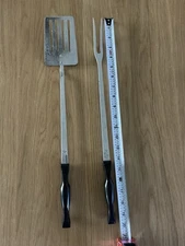 Cutco Long Spatula Fork Set 1706 1707 Utensil Grilling Barbeque  20", As Is