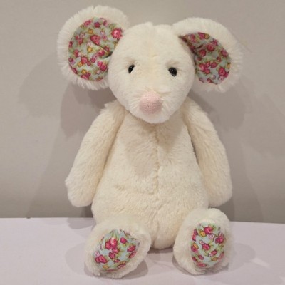 Jellycat Blütencreme Maus Neu Selten