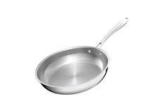 12 Inch Stainless Steel Frying Pan, 5-Ply Stainless Steel Skillet, Dishwasher...