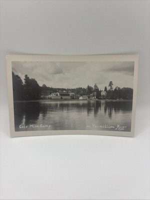 RPPC Postcard Buyck Minnesota, Gold Mine Camp On Vermillion River