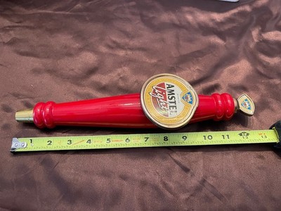 Draft Beer Bar Tap Used Amstel Light Badge Traditional Pull Handle