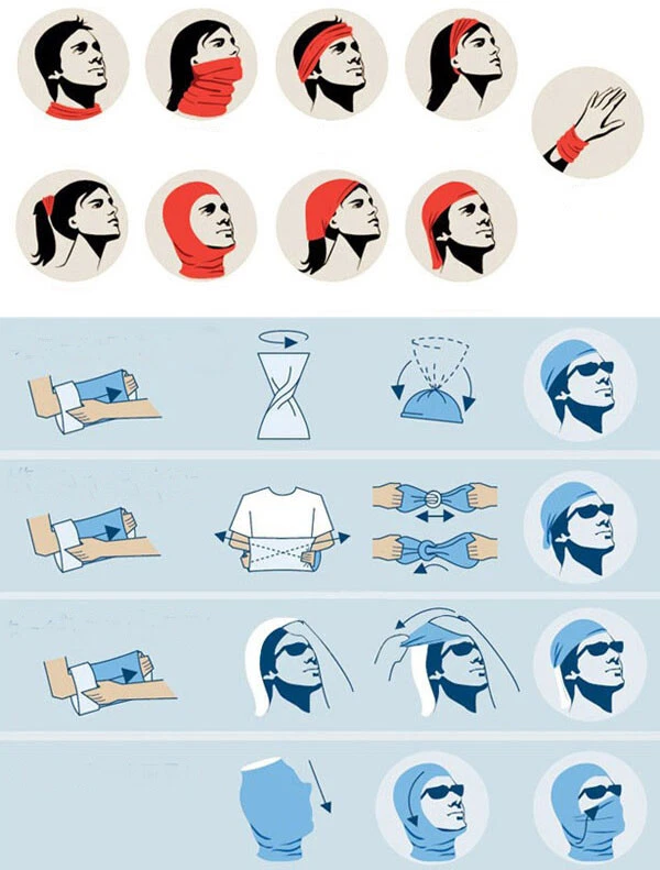 Маска для лица красивый чехол шарф шеи надежном Gaiter крышка эластичная трубка многоцелевой бандана - Изображение 2 из 4