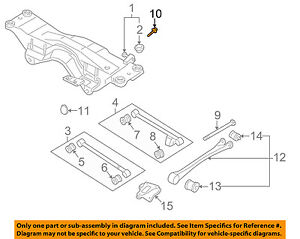 Subaru Rear Differential Chart