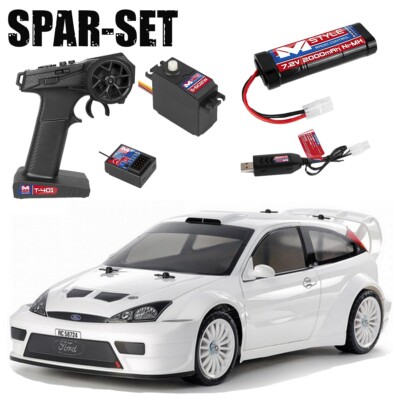 Tamiya 58724 RC Ford Focus RS Custom TT-02 1:10 - Elektro Einsteiger Set