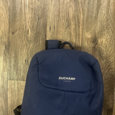 anti-theft laptop backpack duchamp Duchamp London Anti-Theft Laptop Backpack Blue