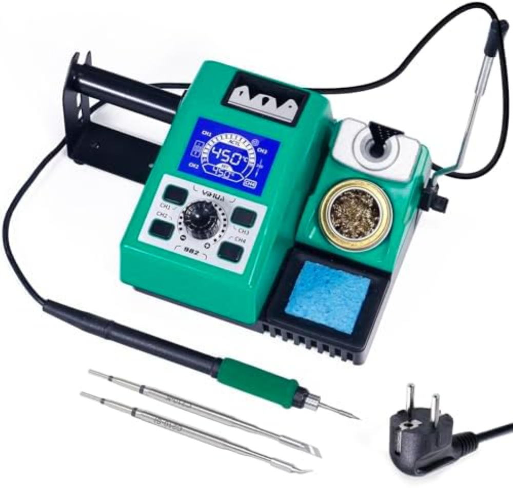 YIHUA 982 - Kit per saldatore di precisione con display LCD digitale, Tipo-C210
