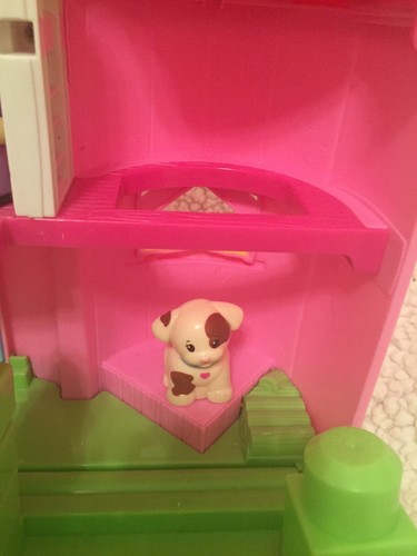 Girls Pink First Mega Blok Horse Stable w/ Blocks, Horse, Pony, Cat, Cow, Pony - Picture 9 of 12