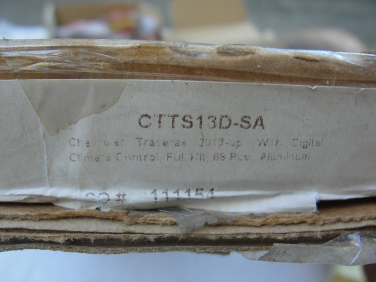 2013-2017 Chevrolet Traverse Remin Aluminum Full Dash Kit #CTTS13D