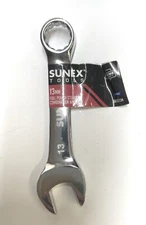 Sunex 993013M 13mm Polished Stubby Wrench Combination Metric Open Box End MM