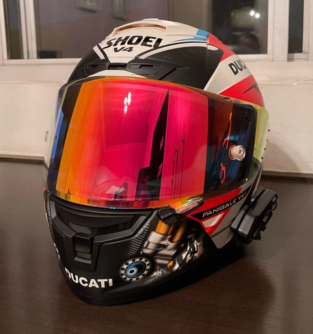 SHOEI X14 Z7 CWR 1 NXR RF 1200 X Spirit3 Visor in Revo RED 15