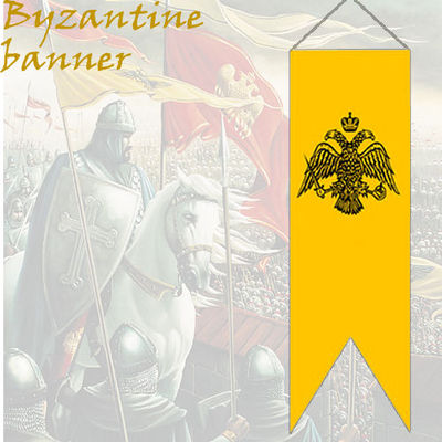 Byzantine Empire Flag Banner Byzantium Greece Greek Orthodox Christian Ebay