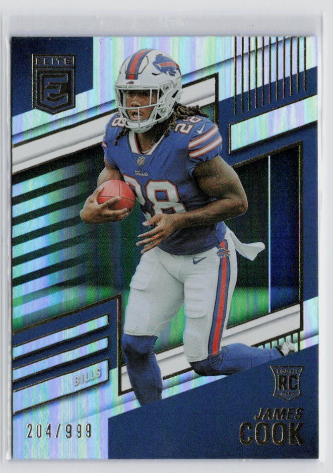 2022 Panini Donruss Elite - #116 James Cook /999 RC Buffalo Bills