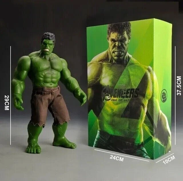 Marvel Hulk 28cm Robert Bruce Banner Incredible Superhuman Action figure New  - image 2 of 4