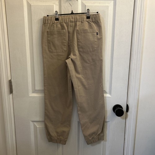 NWT Gap Kids Boys Stretch Twill Jogger, Size Large (10/12) ,Khaki - Picture 7 of 20