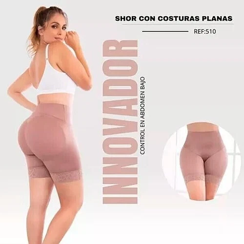 Panty Short invisible Control de abdome bajo Levanta Glúteos Fajas Colombianas - Foto 2 de 45