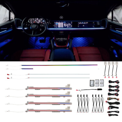 64 Color for 2024 Cayenne Gradient Active Ambient Lighting Atmosphere Light