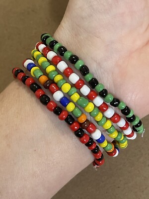 Ilde Already Blessed Bracelet 5 PACK Santeria,obattala,Orula,ochun,OGGUN,elegua