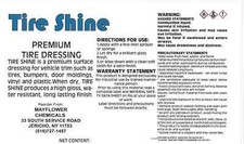 4-1 Gallon Case BLUE TIRE SHINE DRESSING PROT...