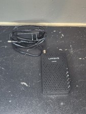 Linksys cable modem CM3008, with power adapter, Excellent Working shape.
