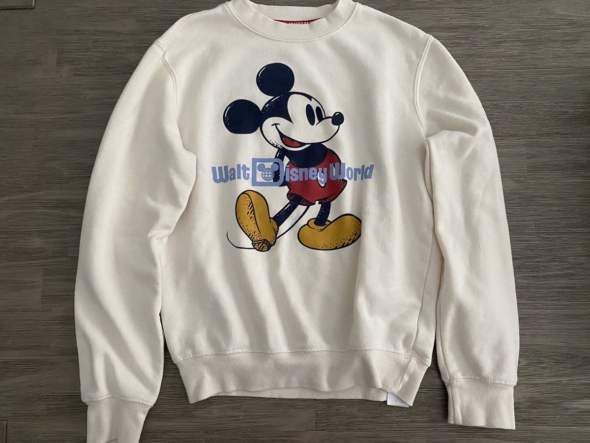 Disney Parks Walt Disney World Mickey Sweatshirt Cream/Off Disney Parks Walt Disney World Mickey Sweatshirt Cream/Off