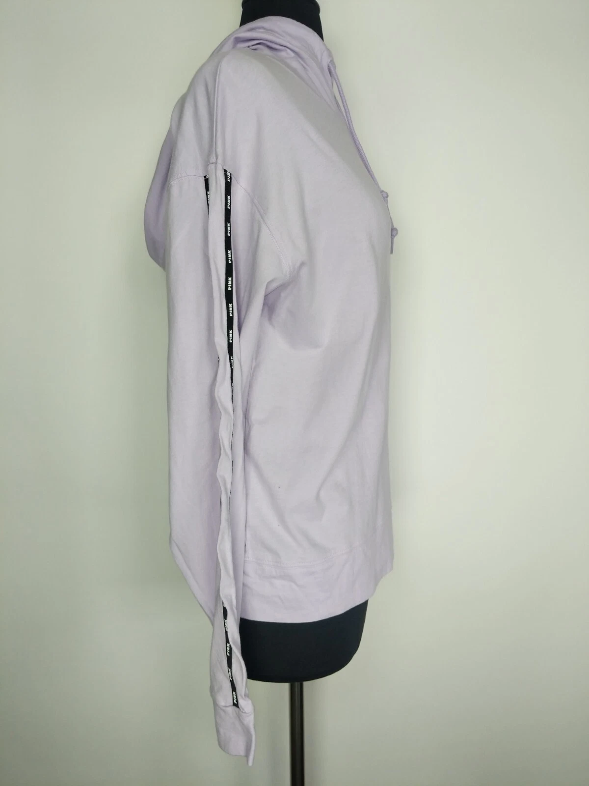 UNDERCOVER Felpa rosa Victorias Secret lavanda logo viola grafica manica lunga taglia M