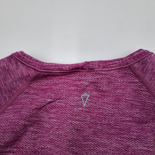 Ivivva Shirt Girls Small Pink Stretch Yoga Running Thumb Hole Sleeve Pullover - Picture 7 of 10